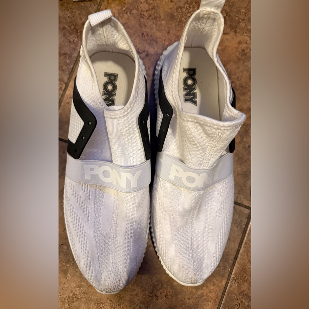 PONY PP1 Montage 12 men’s white knit comfy shoes sneakers casual athletic guy